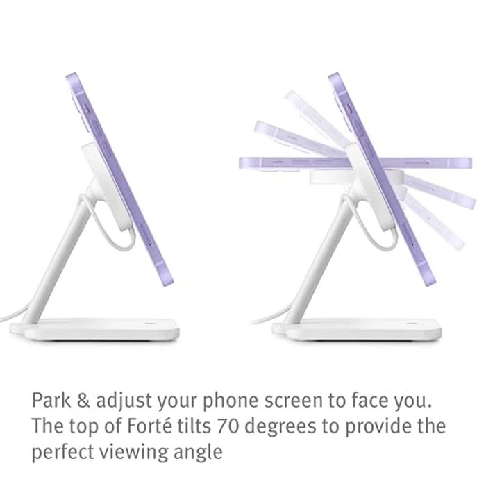Twelve South Forte for iPhone | Modern Desktop Stand for MagSafe Charger and iPhone by Twelve South - Image 6