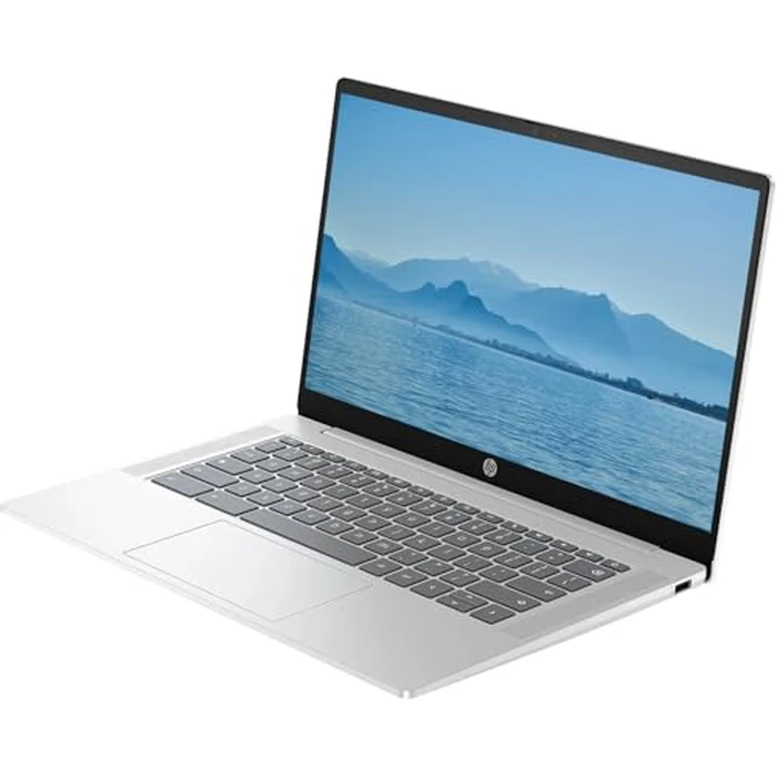 HP 2026 Lightweight Portable Chromebook, 14'' HD IPS Display, Intel Quad-Core N Processor Up to 3.70GHz, 4GB DDR5, 128GB SSD Storage, Ultra-Fast 6th Gen WiFi, Chrome OS, Pastel Silver, Renewed by HP - Image 3