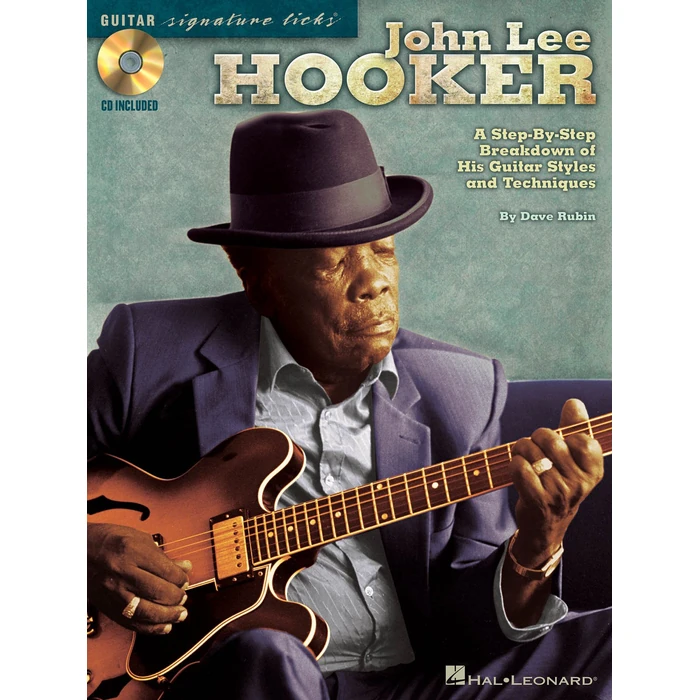 John Lee Hooker A Step-by-Step Breakdown of His Guitar Styles and Techniques - Book/Online Audio by Hal Leonard - Used - Like New condition - CA$13.04