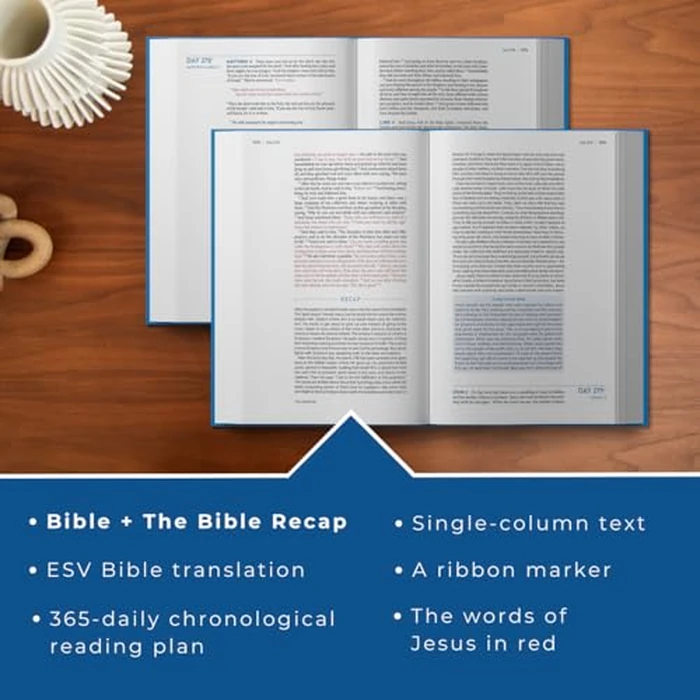 The Bible Recap 365-Day Chronological Study Bible: English Standard Version by BETHANY HOUSE - Image 3