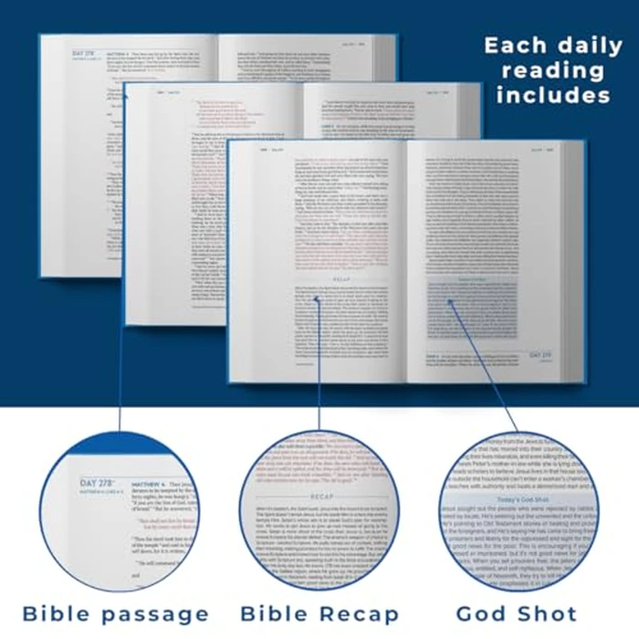 The Bible Recap 365-Day Chronological Study Bible: English Standard Version by BETHANY HOUSE - Image 4