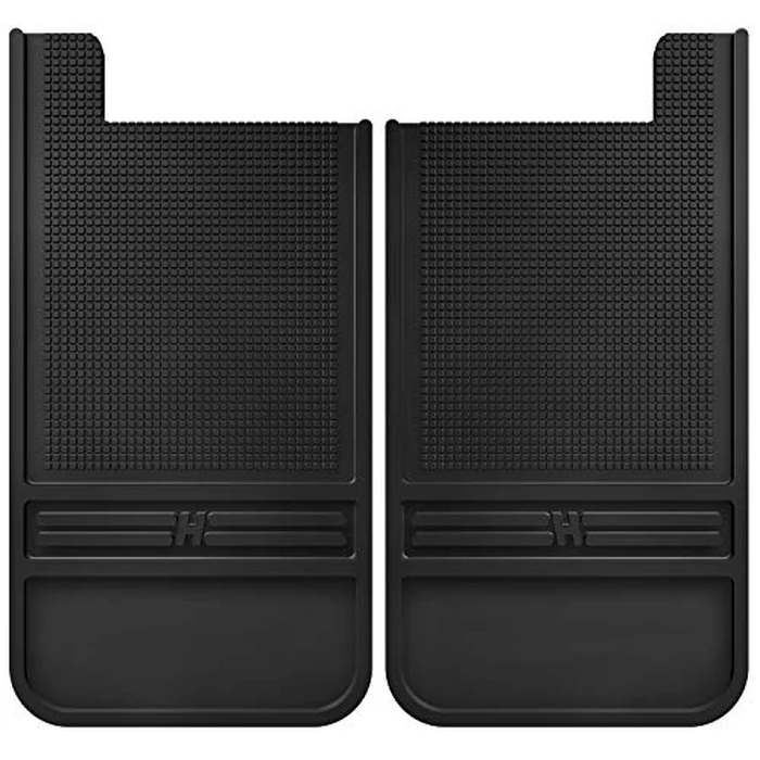 Husky Liners Universal Muddog Mud Flaps | Rubber Rear Mud Flaps - 12" w/o Weight - Black | 55100, 12" X 22" (See Below for Vehicle fitments) by Husky Liners - Image 1