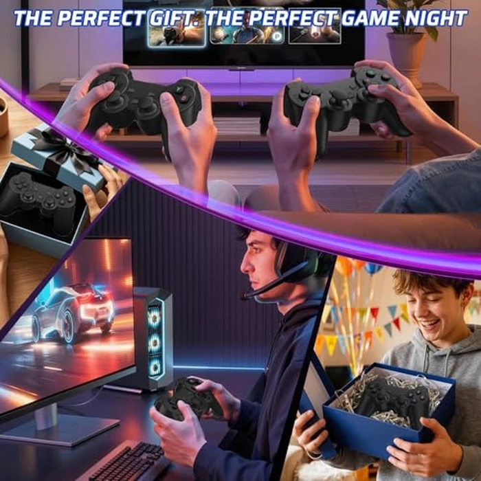 Topwest Upgraded Retro Gaming Console with 2 Pack 2.4GHz Wireless Controllers, 4K HDMI Output & 64GB, Plug & Play Game Stick for TV, Compatible with 20,000+ Classic Video Games (Black) by Topwest - Image 8