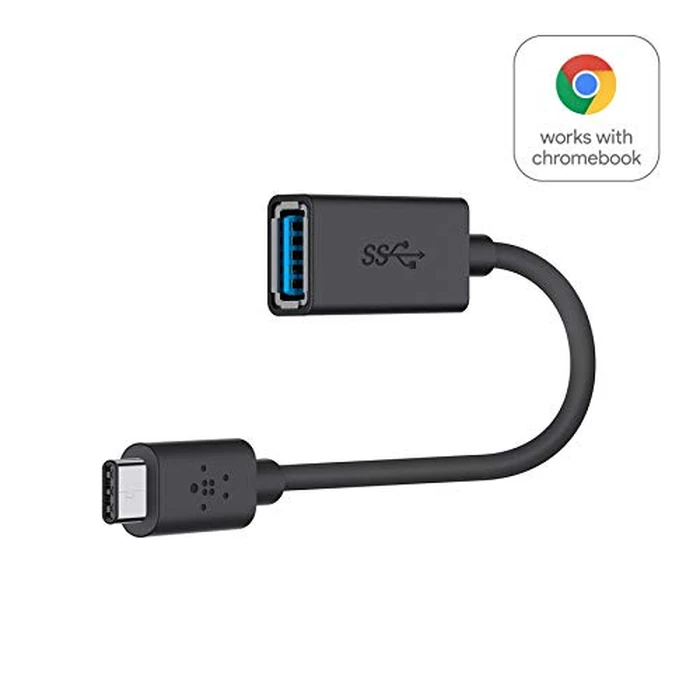 Belkin F2CU036btBLK USB-IF Certified 3.0 USB Type C (USB-C) to USB A Adapter, Compatible with USB-C Devices Including New MacBook and ChromeBook Pixel by Belkin - Image 4
