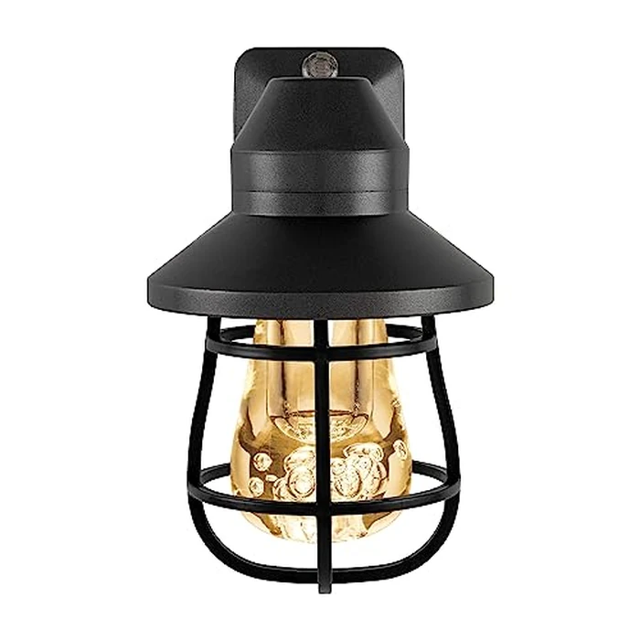 GE Vintage LED Night Light, Plug-in, Dusk to Dawn Sensor, Farmhouse Decor, Mood Lighting, Home Decor, Ambient Lighting, LED Lights for Bedroom, Bathroom, Kitchen, Hallway, 38628, Black, 1 Pack by GE - Image 6