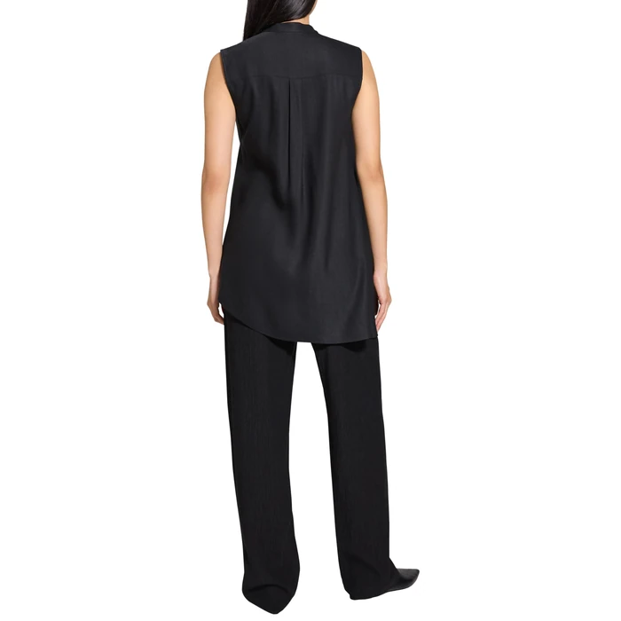 Theory Women's Sl Asym Drape Sh, Black, P by Theory - Image 2