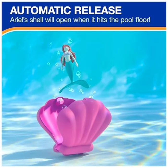 SwimWays The Little Mermaid Ariel Dive N’ Surprise, Swimming Pool Accessories & Kids Pool Toys, Pool Party Supplies, Disney Toys for Kids Ages 5 & Up by SwimWays - Image 4