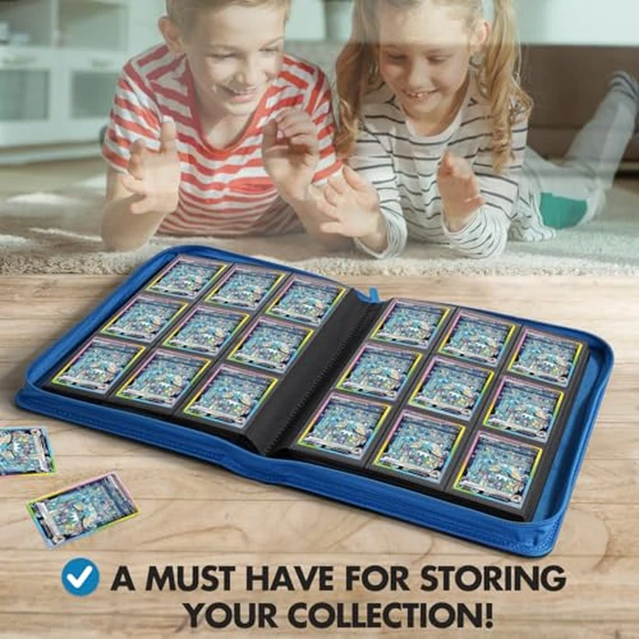 FunGuys Trading Card Binder, 9 Pocket, 504 Side Loading Sports Card Binder, Card Collection for Yugioh Card, MTG, TCG Book Holder by FunGuys - Image 5