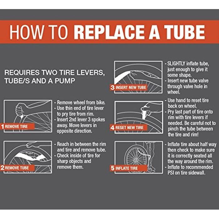 Bell Standard Bicycle Inner Tube, 27" x 1 1/8" - 1 1/4", Schrader Valve by BELL - Image 2