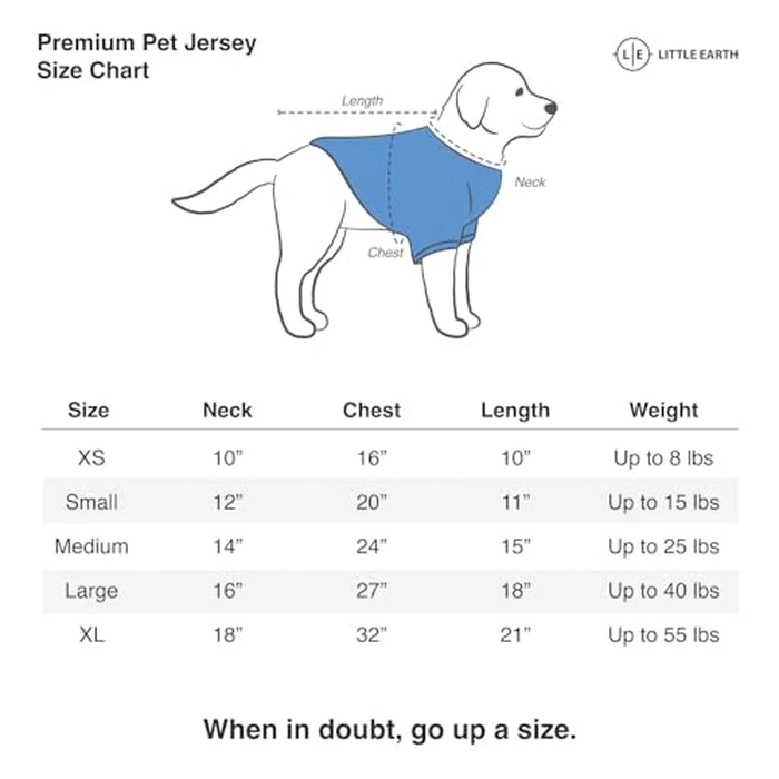 Little Earth 320135-CHIE-L: Kansas City Chiefs Pet Premium Jersey by Little Earth Productions - Image 5