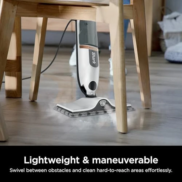 Shark SteamSpot Steam Mop with Steam Blaster Technology, 3 Steam Modes, 2 Washable Pads, XL Removable Water Tank, Lightweight, Steam Cleaner for sealed Hard Floors, Hardwood, Tile, Laminate, S2001C by Shark - Image 3