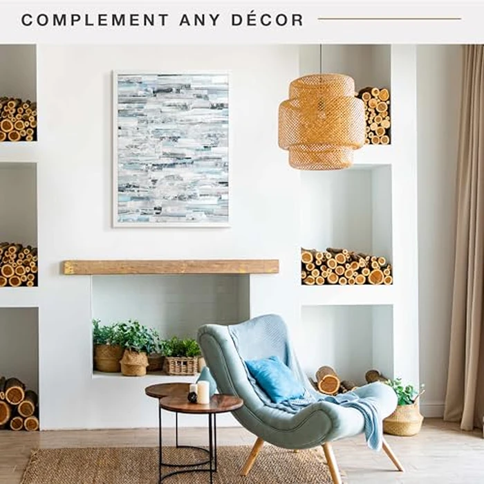 MCS Foundation 18x24 Poster Frame Traditional White, Vertical & Horizontal Wall Hanging Large Picture Frame for Photos, Posters & Art Prints (1-Pack) by MCS - Image 3