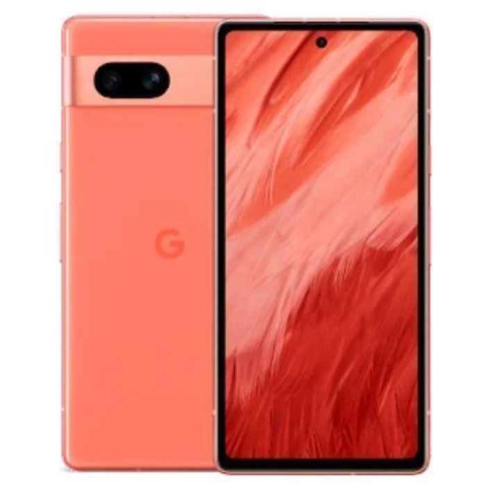 Google Pixel 7a - 128GB - Coral - Unlocked by Google - Refurbished - Acceptable condition - US$187.49