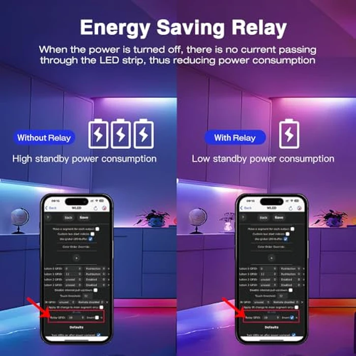 Elite ESP32 WLED LED Strip Controller with Ethernet Music Sound Reactive UART Energy Save Relay 20A Pluggable Fuse DIY Dynamic for WS2811 WS2812 SK6812 WS2815 Digital Addressable RGB IC Strip Light by Sogledwow - Image 6