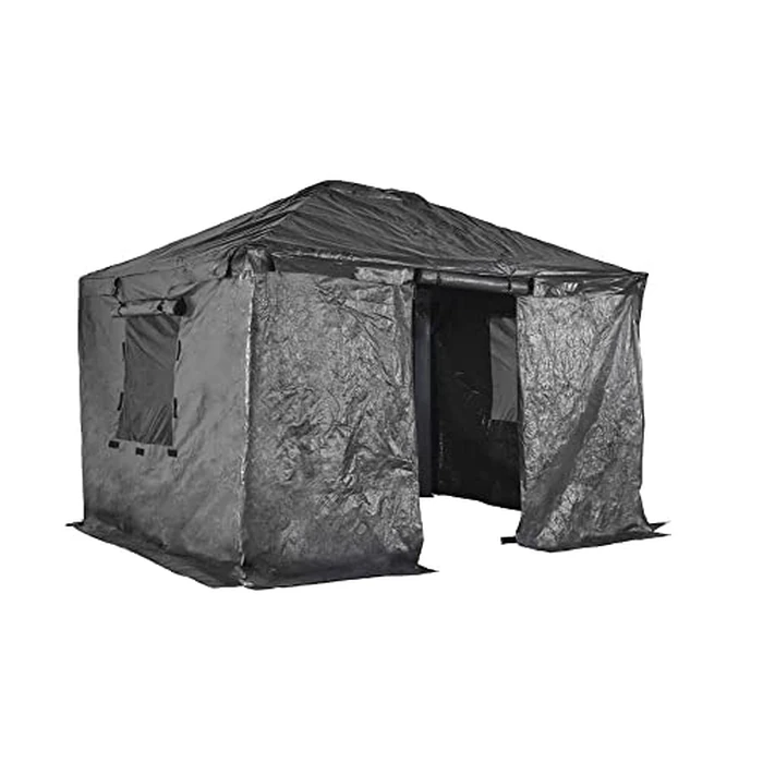 Sojag Winter Cover for Gazebos, Waterproof 10' x 10' Gazebo Accessory with Roll-Up Door, and Vented Panels, All-Season Outdoor Storage, Gray by Sojag - Used - Very Good condition - CA$157.68