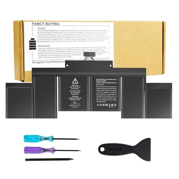 99.5Wh A1618 A1494 Laptop Battery for A1618 A1494 P/N:020-00079 02000079 for MacBook Pro 15" Inch Retina A1398 (Mid 2015 Mid 2014 Late 2013 Early 2015), NOT fit for: A1398 (Mid 2012 Early 2013) by Fancy Buying - Used - Like New condition - US$56.89