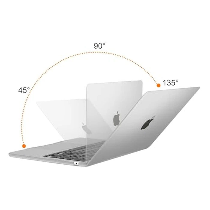 MOSISO Compatible with MacBook Air 13 inch Case M5 2026 M4 2025 M3 M2 2024-2022 A3449 A3240 A3113 A2681, Hard Shell&Keyboard Cover&Screen Film&Pouch for MacBook Air 13.6 inch Case, Frost by MOSISO - Image 3