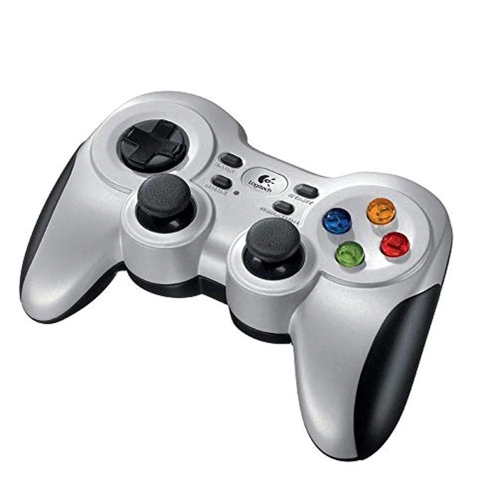 Logitech G F710 Wireless Gamepad, 2.4 GHz Wireless with USB Nano-Receiver, Controller Dual Vibration Feedback, 4 Switch D-Pad, PC - Grey/Black by Logitech G - Used - Like New condition - US$26.60