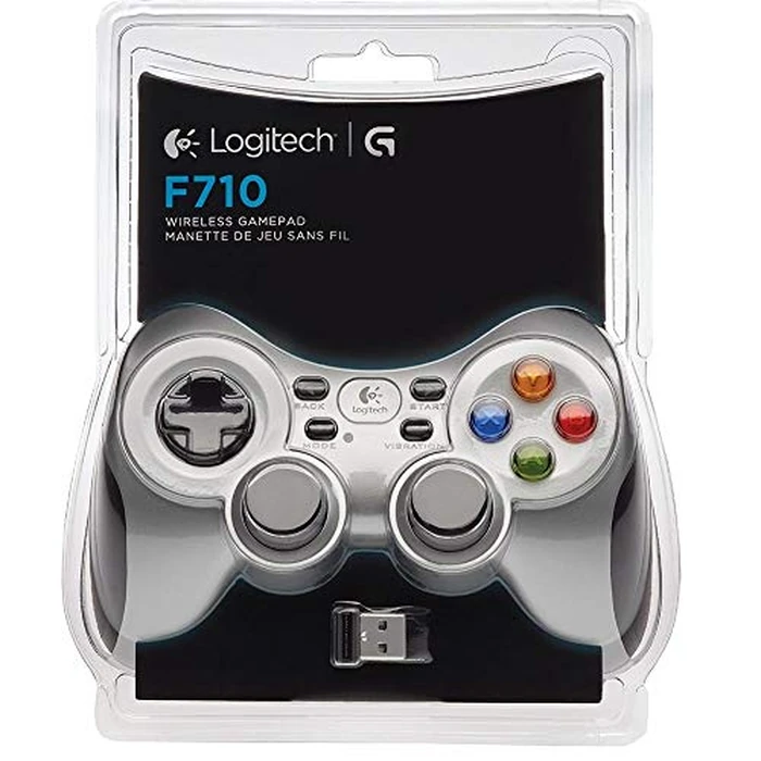 Logitech G F710 Wireless Gamepad, 2.4 GHz Wireless with USB Nano-Receiver, Controller Dual Vibration Feedback, 4 Switch D-Pad, PC - Grey/Black by Logitech G - Image 5