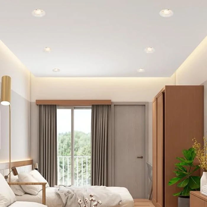 Maxxima 6 in. Trimless Ultra-Thin Recessed Anti-Glare LED Downlight Canless IC Rated 2000 Lumens 5 Color Temperature Selectable 2700K/3000K/3500K/4000K/5000K Dimmable 90 CRI 5 CCT Slim J-Box Included by Maxxima - Image 4