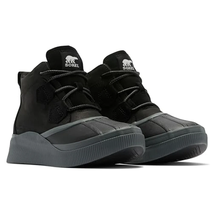 SOREL Women's Out N About lV Classic Waterproof Boot - Black, Grill - 7 by Sorel - Image 3