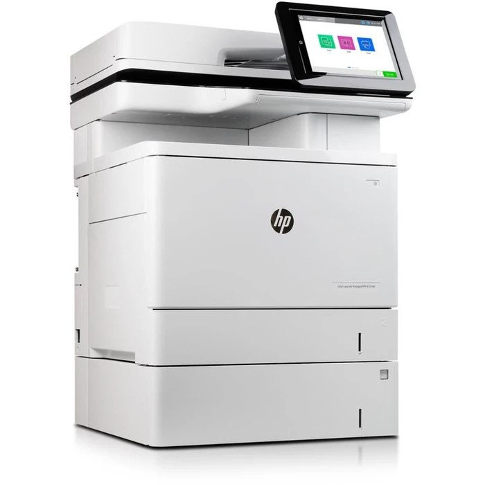 HP Color LaserJet Managed MFP E57540dn Laser Printer - White by HP - Image 2