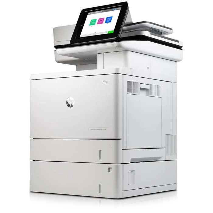 HP Color LaserJet Managed MFP E57540dn Laser Printer - White by HP - Image 3