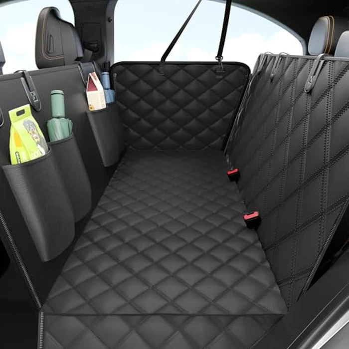 Dog Car Seat Cover,100% Waterproof Scratch Proof Nonslip Seat Cover,600D Heavy Duty Scratch Durable Soft with Side Cover Dog Hammock by Elouta - Used - Good condition