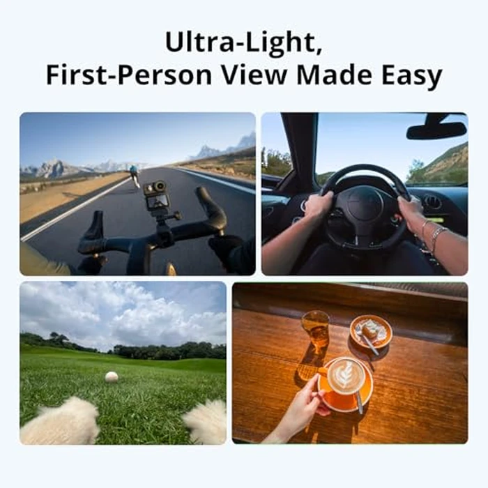 DJI Osmo Nano Standard Combo (128GB) - Small 4K/60fps Vlogging Camera with a 1/1.3″ Sensor, 143 degrees Wide FOV Video, 200-Min Recording, Swift Content Transfer, Magnetic POV Cam 4K for Sports, Vlog by DJI - Image 2