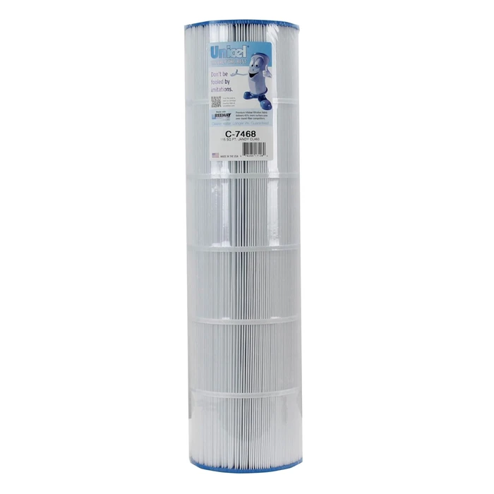 Unicel C-7468 115 Square Foot Media Replacement Pool Filter Cartridge with 175 Pleats, Compatible with Jandy by Unicel - Image 1