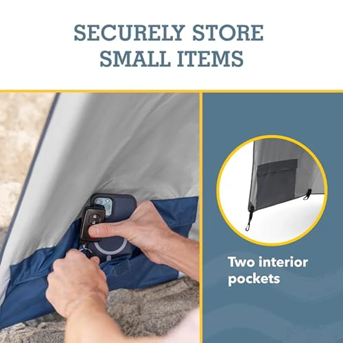 Sport-Brella Fieldedge (Gray) UPF 50+ Sun Protection Umbrella, 6-Foot Bi-Fold Canopy with Patented Side Panels, Premium Auger Bit and Carry Bag for Outdoor Shade on Beach, Grass, or Sidelines by Sport-Brella - Image 8