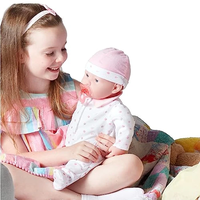 JC Toys 20-inch La Baby Soft Body Doll | Washable | Gift Set includes Magic Milk Bottle & Pacifier | Removable Pink Outfit | Perfect for Toddlers and Kids Ages 2+ by JC Toys - Image 5