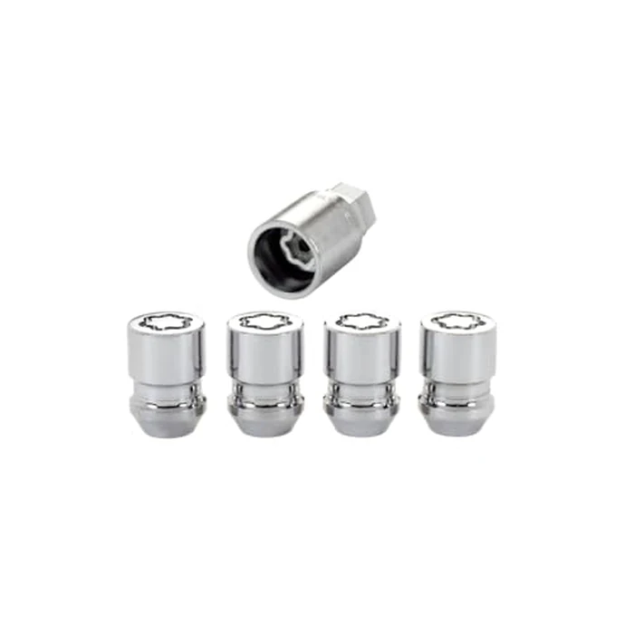 McGard 24154 Chrome Cone Seat Wheel Locks, M12 x 1.25 Thread Size, Set of 4 by McGard - Used - Acceptable condition