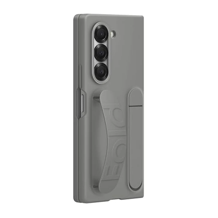 Samsung Galaxy Z Fold 6 Silicone Phone Case, Protective Cover with Stand, Secure Grip, Slim, Soft, Comfortable Design, US Version, EF-MF956TJEGUS, Gray by Samsung - Image 5