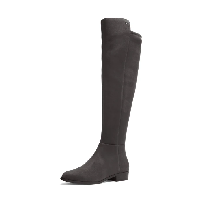 Michael Kors Women's Bromley Flat Boot Knee High, Charcoal, 10 by Michael Kors - Used - Like New condition