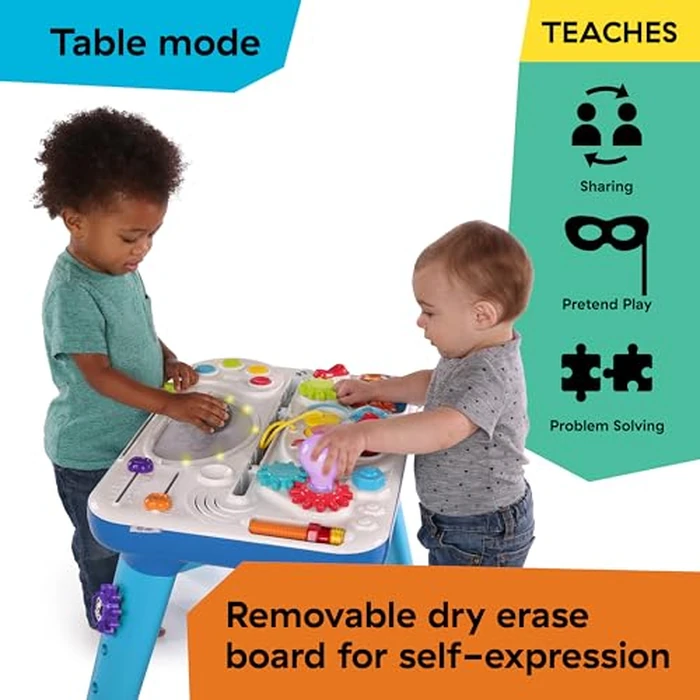 Baby Einstein Curiosity Table Activity Play Station, Montessori Floor Toy and Interactive Workbench, 12 Months and Up by Baby Einstein - Image 6