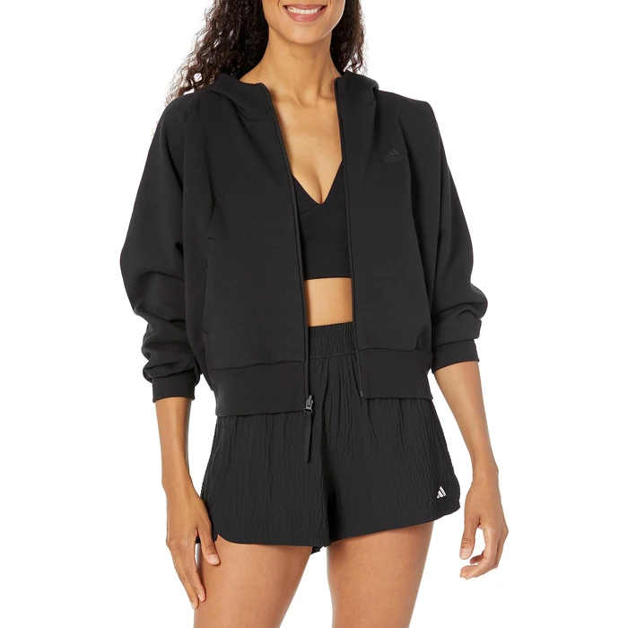 adidas Women's Z.N.E. Fullzip Hoodie, Black, X-Large by adidas - Used - Like New condition - US$104.50