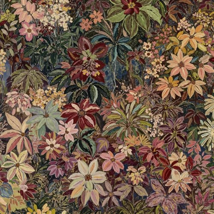 Kalafona Dark Floral Peel and Stick Wallpaper - Vintage Botanical Self Adhesive Wall Paper, Removable and Renter Friendly Boho Wallpaper for Bedroom, Bathroom, Kitchen Cabinet & Home Decor 17.3"x197" by Kalafona - Used - Like New condition - CA$31.47