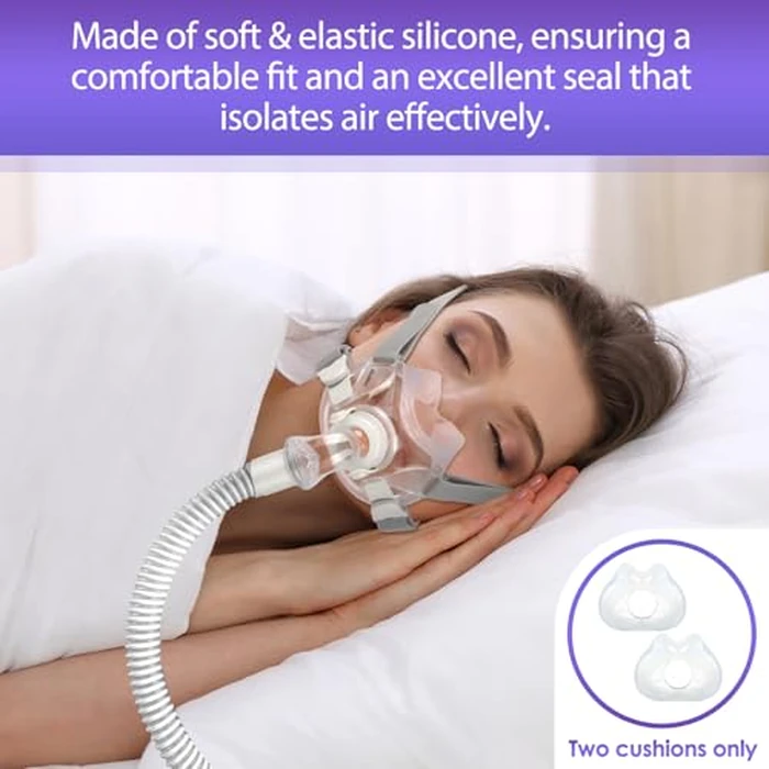 2-Pack Replacement Cushions for F30(M) - Reliable Seal, Comfortable Fit & Durable - Compatible with Original F30 Frame, Medium by Iduola - Image 2