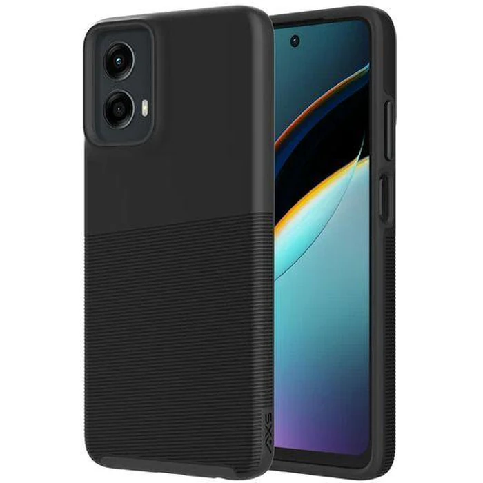Axessorize PROTech Plus Dual-Layered Anti-Shock Sleek Case for Motorola Moto G 5G (2024) - Black by Axessorize - Image 2