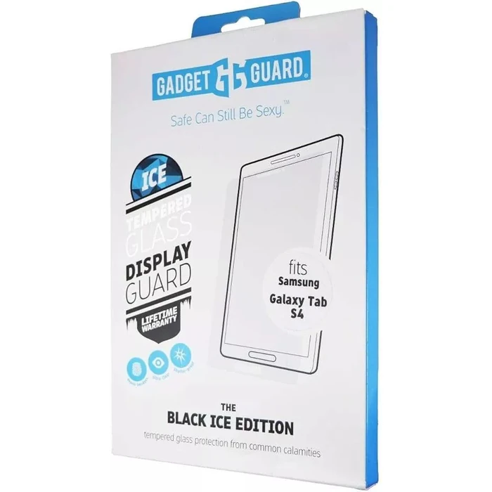 Gadget Guard Black Ice Edition Tempered Glass Screen Protector for Samsung Galaxy Tab S4 - Clear by Gadget Guard - Refurbished - Brand New condition