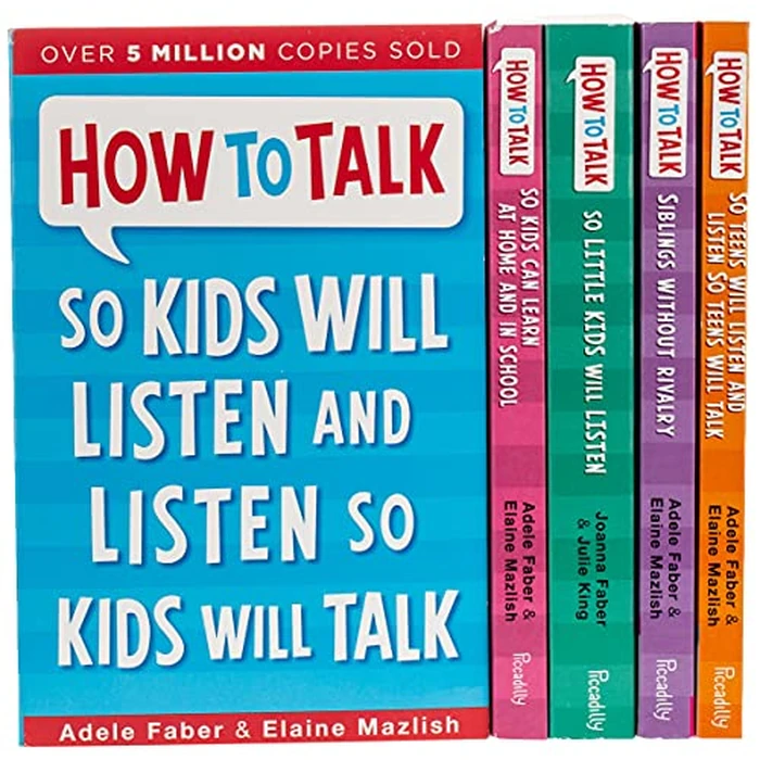 How To Talk Collection 5 Books Set (How to talk so Kids Will listen, How to talk Series) by Piccadilly Press - Used - Like New condition - CA$62.73