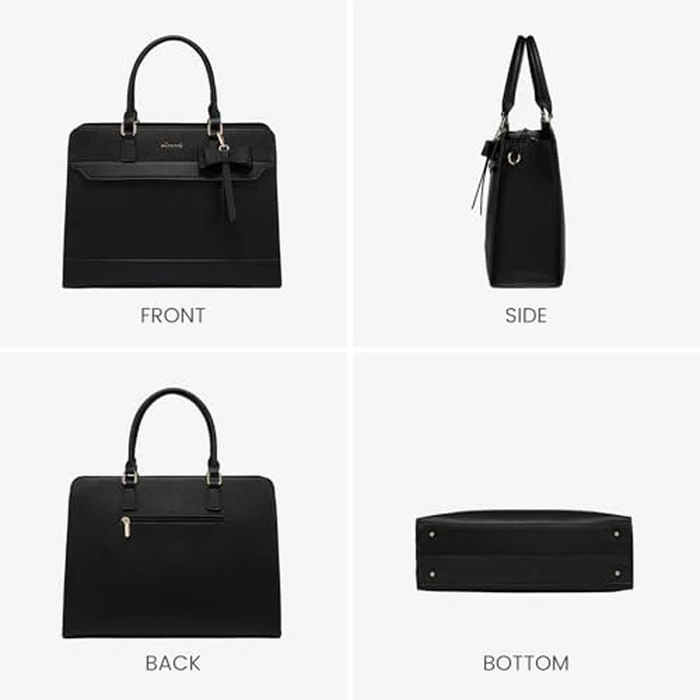 LOVEVOOK Laptop Tote Bag for Women, Leather Work Bag, Waterproof Business Teacher Bag, Large Computer Handbag Purse Briefcase, Office Gifts for Women by LOVEVOOK - Image 9