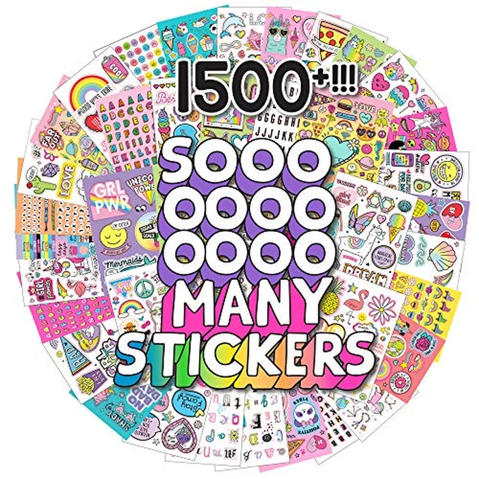 Just My Style(R) 1500 Sticker Book By Horizon Group USA, Fun Craft Stickers, Cute Gifts for Girls Kids Teens Adults by Just My Style - Used - Very Good condition - US$7.12