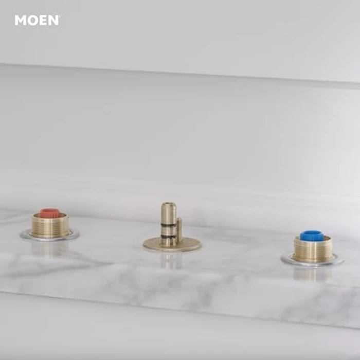 Moen 9000 Widespread Bathroom Sink Faucet Rough-in Valve with Drain Assembly, Featuring M-Pact Technology, Brass by Moen - Image 7
