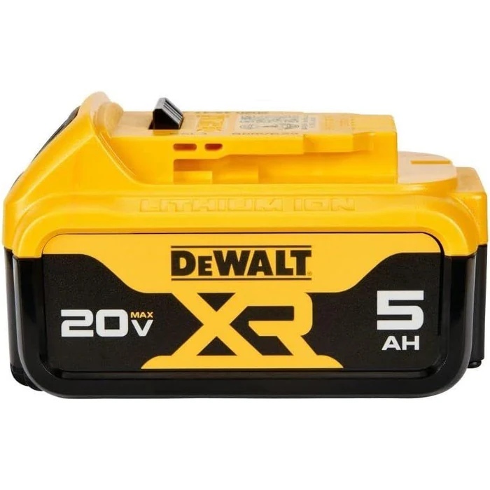 Dewalt DCB205 20V Premium XR 5.0Ah Lithium Ion Battery Pack - Black/Orange by Dewalt - Refurbished - Excellent condition - US$61.27