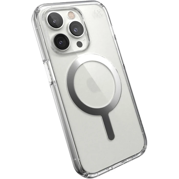 Speck Presidio Perfect-Clear Phone Case with MagSafe for iPhone 14 Pro - Clear/White by Speck - Image 2