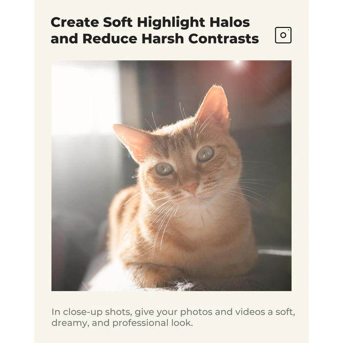 K&F CONCEPT 55mm Shimmer Diffusion 1 Filter Glimmer Glass Effect Filter with 28 Multi-Coatings for Camera Lenses (Nano-X Series) by K&F CONCEPT - Image 3