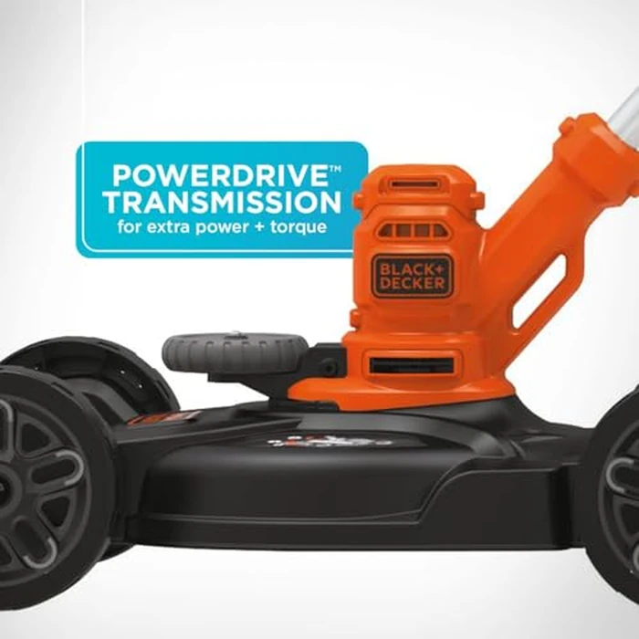 BLACK+DECKER Electric Lawn Mower, Weed Eater and Edger 3-in-1 Combo, Corded 12-Inch 6.5 Amp Electric Weed Wacker and Compact Push Mower (BESTA512CM) by BLACK+DECKER - Image 6