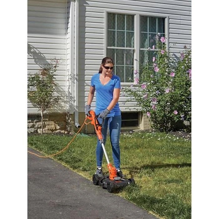 BLACK+DECKER Electric Lawn Mower, Weed Eater and Edger 3-in-1 Combo, Corded 12-Inch 6.5 Amp Electric Weed Wacker and Compact Push Mower (BESTA512CM) by BLACK+DECKER - Image 7